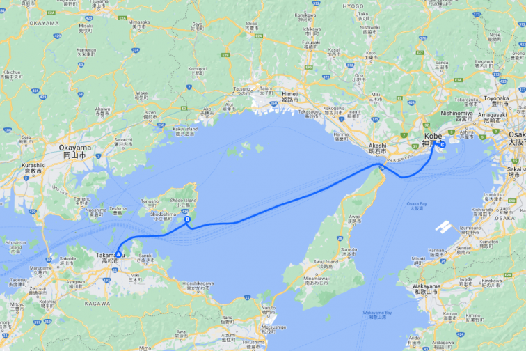 Takamatsu_Higashi - Sakate (Shodoshima) - Kobe