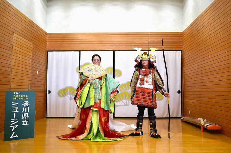 历史探访！真实盔甲与十二单穿着体验