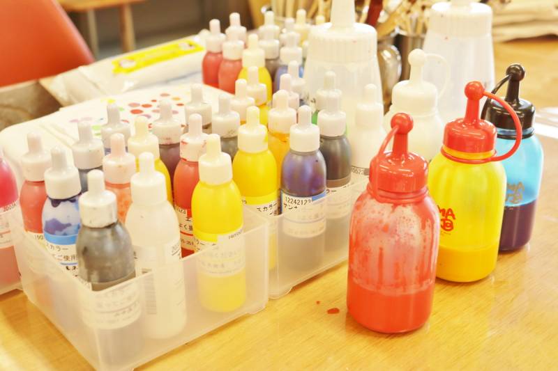 Sanuki glue dyeing experience